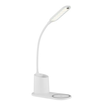 Globo MELLI Lámpara de mesa LED Blanca, 1 luz