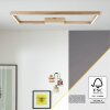 Brilliant Delgrosso Lámpara de Techo LED Madera clara, 1 luz