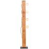 Brilliant Calandra Lámpara de Pie Madera clara, Negro, 4 luces