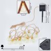 Trygsland Cadena de luces solares LED Marrón, 10 luces