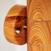 Tenvik Aplique para exterior Marrón, Color madera, 2 luces