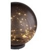 Globo  Lámpara solar LED Negro, 40 luces