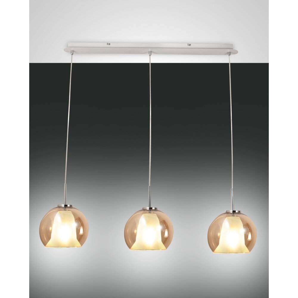 Fabas Luce Bretagna Lámpara Colgante Blanca, 3 luces main product photo