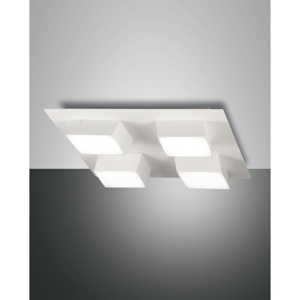 Fabas Luce Lucas Lámpara de Techo LED Blanca, 4 luces main product photo