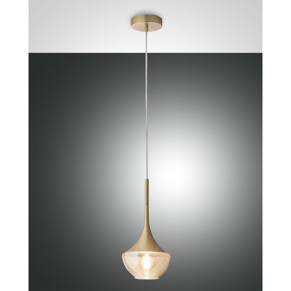 Fabas Luce Apollo Lámpara Colgante Latón, 1 luz main product photo