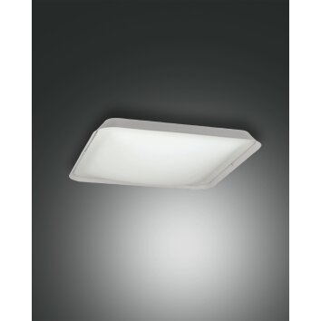 Fabas Luce Hugo Lámpara de Techo LED Blanca, 1 luz