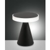 Fabas Luce Neutra Lámpara de mesa LED Negro, 1 luz