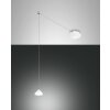 Fabas Luce Isabella Lámpara Colgante LED Cromo, Blanca, 1 luz