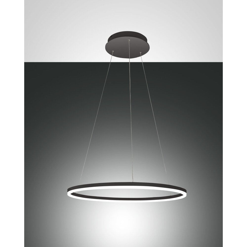 Fabas Luce Giotto Lámpara Colgante LED Negro, 2 luces main product photo