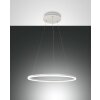 Fabas Luce Giotto Lámpara Colgante LED Blanca, 2 luces