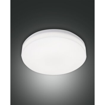 Fabas Luce Trigo Lámpara de Techo Blanca, 1 luz