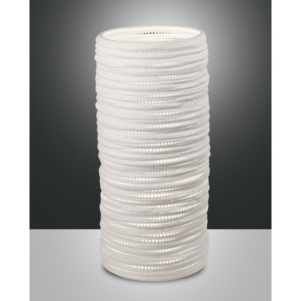 Fabas Luce Marbella Lámpara de mesa Blanca, 1 luz main product photo