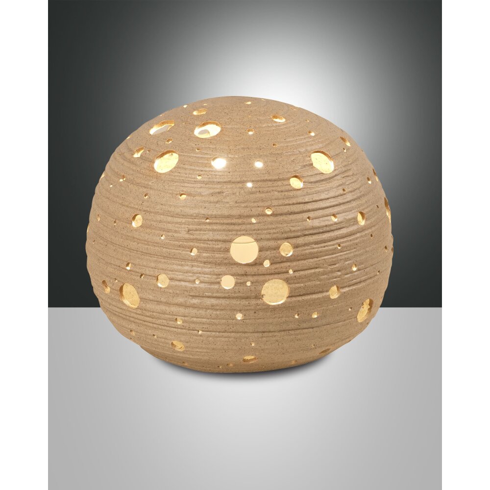 Fabas Luce Corvara Lámpara de mesa Caqui, 1 luz main product photo