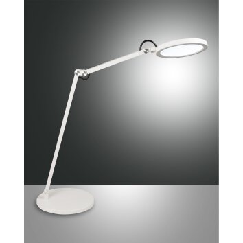 Fabas Luce Regina Lámpara de mesa LED Blanca, 1 luz