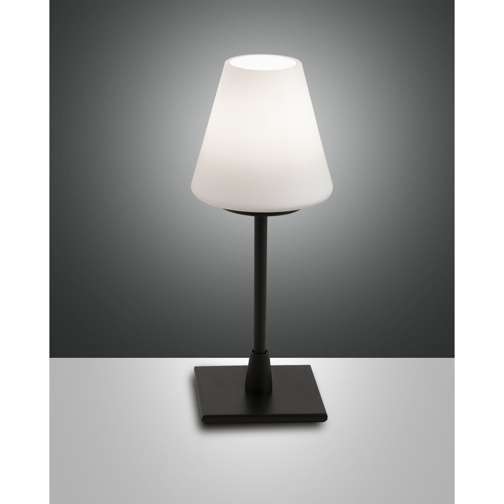 Fabas Luce Lucy Lámpara de mesa LED Negro, 1 luz main product photo