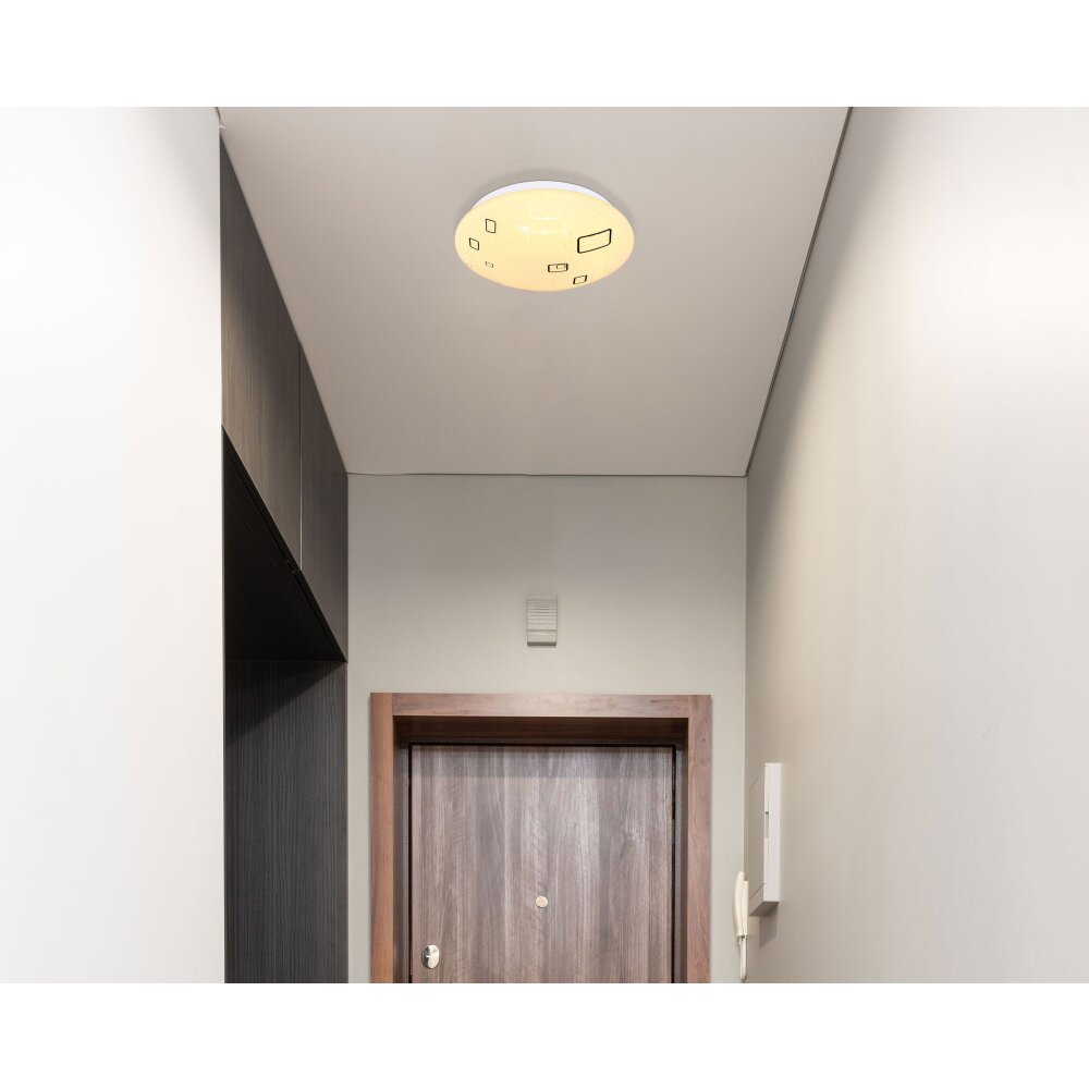 Globo LAVA Lámpara de Techo LED Blanca, 1 luz main product photo
