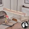 Rodeche Lámpara Colgante LED Transparente, Crudo, 2 luces
