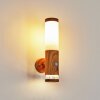 Tenvik Aplique para exterior LED Marrón, Color madera, 2 luces, Sensor de movimiento