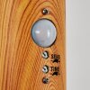 Tenvik Aplique para exterior LED Marrón, Color madera, 2 luces, Sensor de movimiento