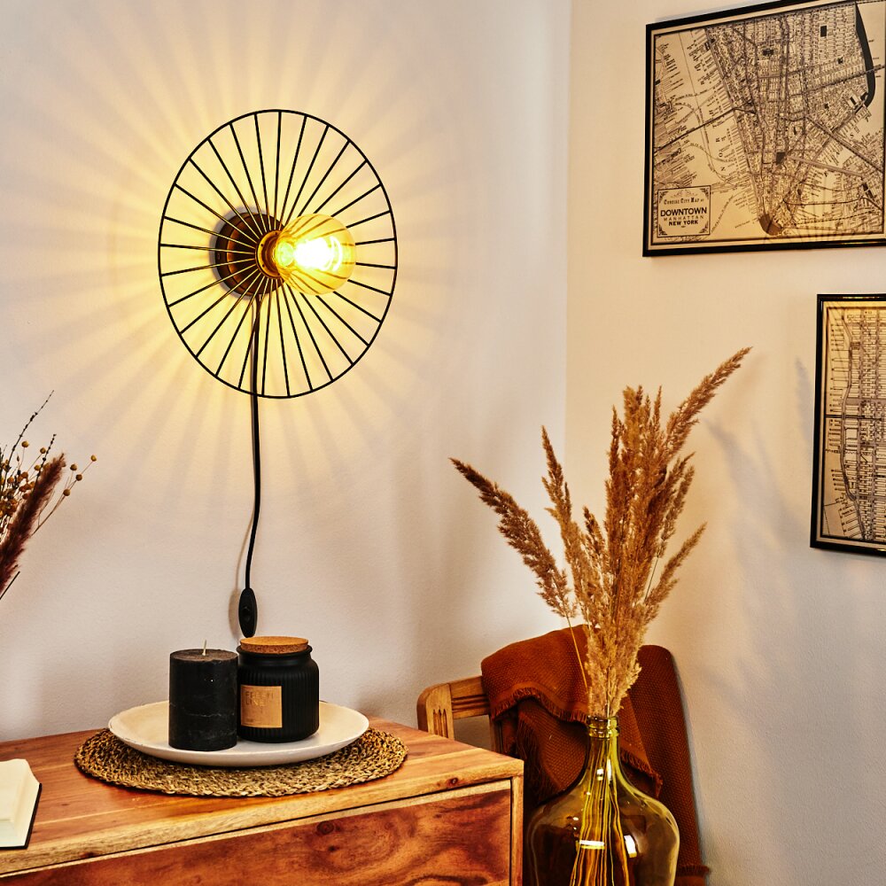 Rossedalen Aplique Negro, 1 luz main product photo