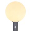 Globo OSSY Poste de Jardín Antracita, 1 luz, Sensor de movimiento