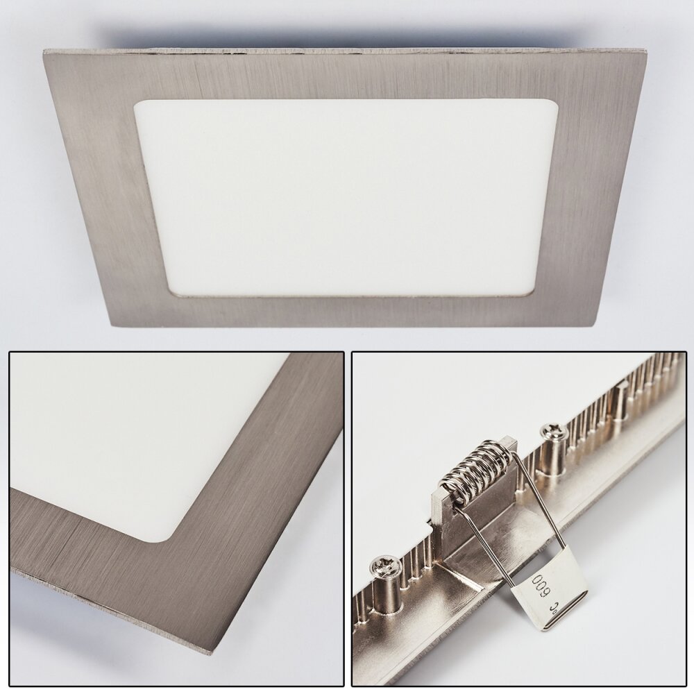 Finsrud Lámpara empotrable LED Níquel-mate, 1 luz main product photo