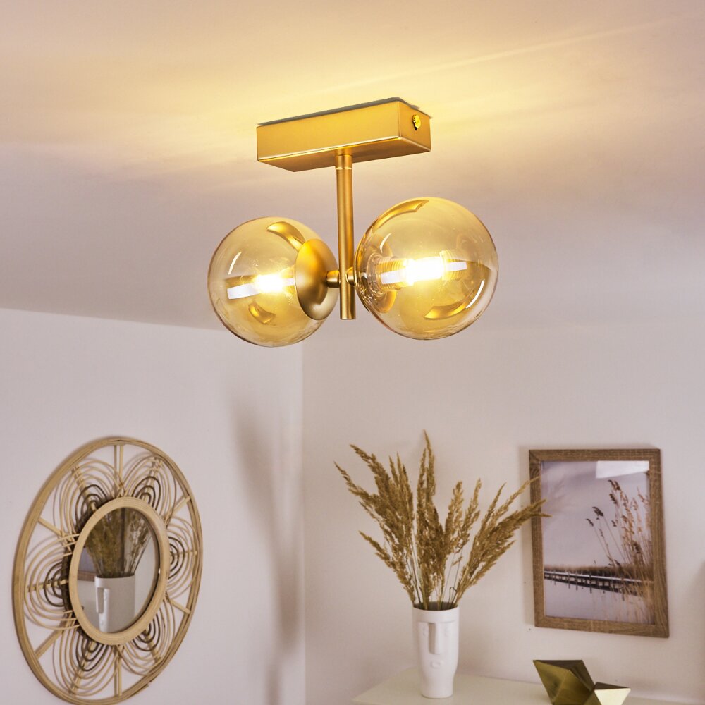 Alden Lámpara de Techo Latón, 2 luces main product photo