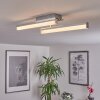 Dawson Lámpara de Techo LED Cromo, 2 luces
