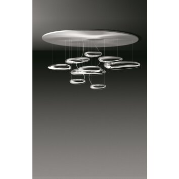 Artemide Mercury Lámpara de Techo LED Cromo, 1 luz