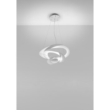 Artemide Pirce Mini Lámpara Colgante LED Blanca, 1 luz