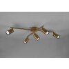 Trio MARLEY Lámpara de Techo Latón antiguo, 5 luces