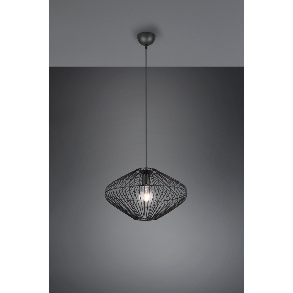 Reality Cobain Lámpara Colgante Negro, 1 luz main product photo