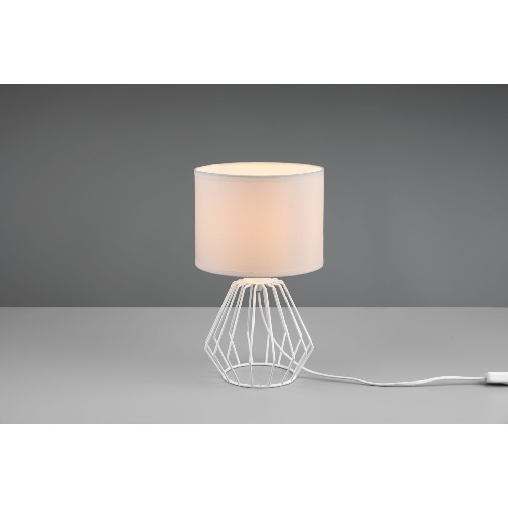 Reality Chuck Lámpara de mesa Blanca, 1 luz main product photo
