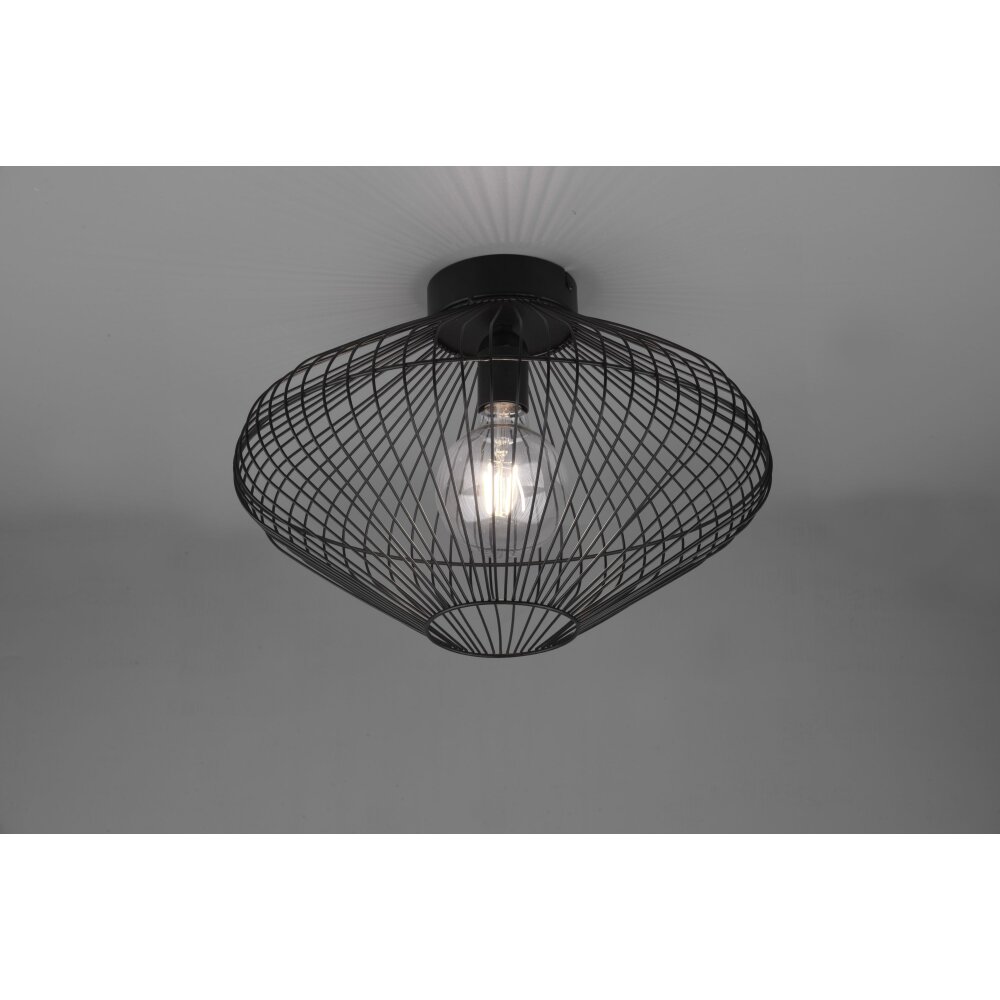 Reality Cobain Lámpara de Techo Negro, 1 luz main product photo
