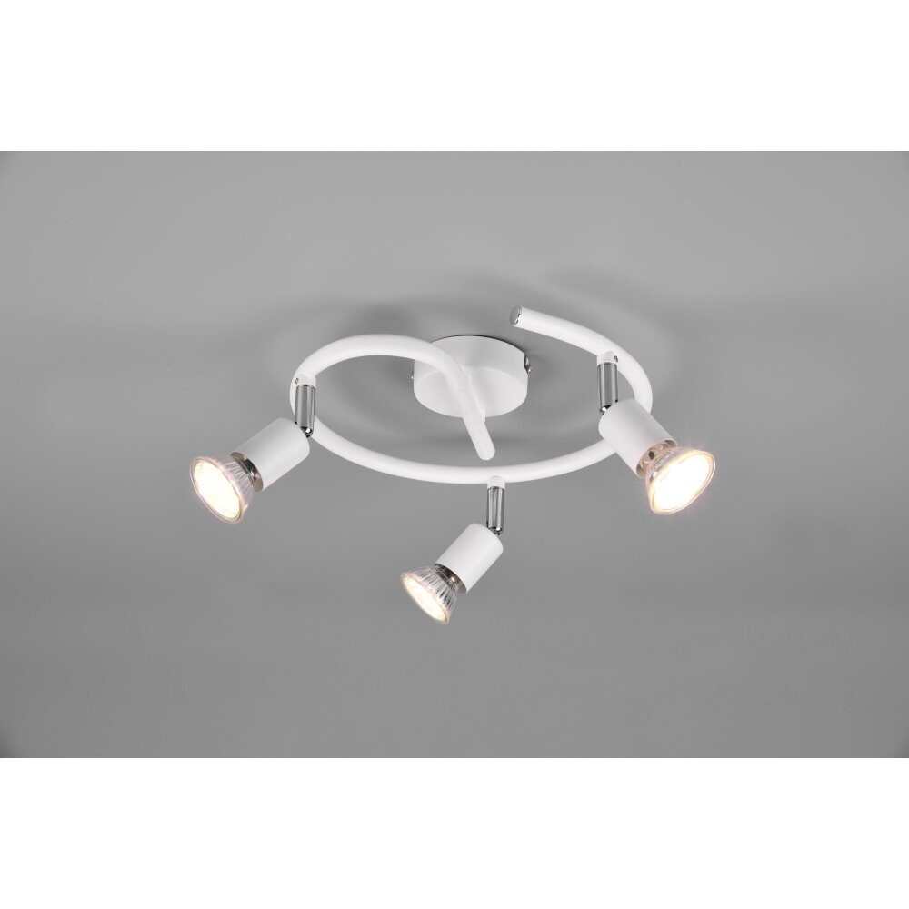 Reality Paris Lámpara de Techo Blanca, 3 luces main product photo
