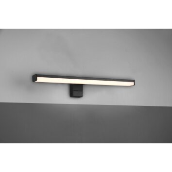 Trio Lino Aplique LED Negro, 1 luz