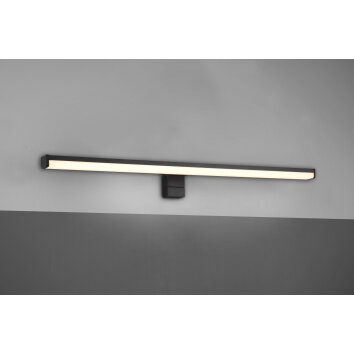 Trio Lino Aplique LED Negro, 1 luz