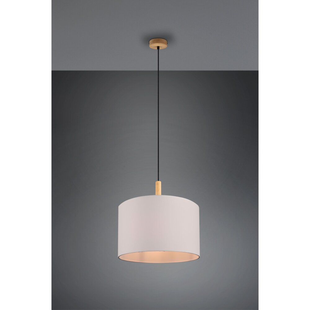 Trio Korba Lámpara Colgante Marrón, 1 luz main product photo