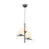 Trio Pure Lámpara Colgante Negro, 3 luces