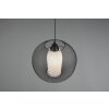 Trio Filo Lámpara Colgante Negro, 1 luz Trio Filo Lámpara Colgante Negro, 1 luz