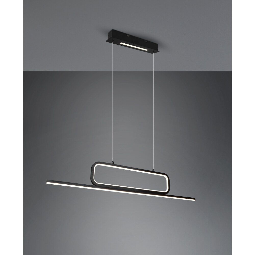 Trio Aick Lámpara Colgante LED Negro, 1 luz main product photo