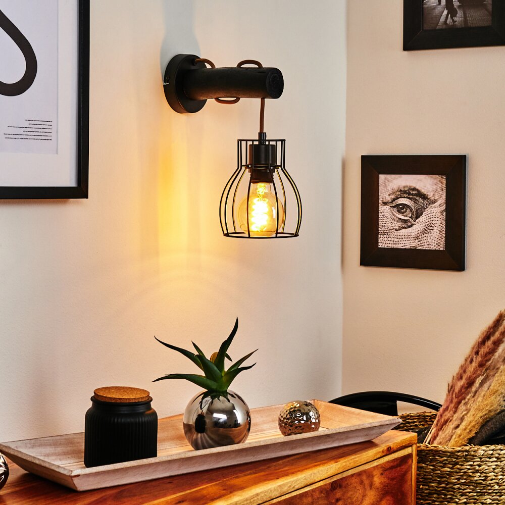 Gondo Aplique Negro, 1 luz main product photo