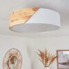 Mjelstad Lámpara de Techo Marrón, Blanca, 2 luces