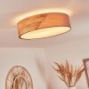 Mjelstad Lámpara de Techo Marrón, Gris, Blanca, 2 luces