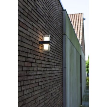 Lutec Mito Aplique para exterior LED Antracita, 1 luz