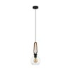 Eglo-Leuchten RODING Lámpara Colgante Marrón, Negro, 1 luz