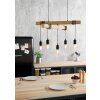 Eglo-Leuchten TOWNSHEND Lámpara Colgante Marrón, Negro, 5 luces
