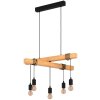 Eglo-Leuchten TOWNSHEND Lámpara Colgante Marrón, Negro, 5 luces