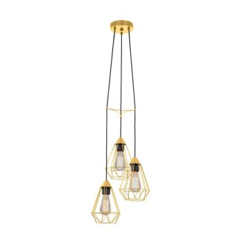 Eglo-Leuchten TARBES Lámpara Colgante Latón, 3 luces