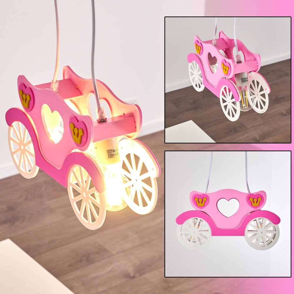 Srono Lámpara Colgante Rosa, 2 luces main product photo